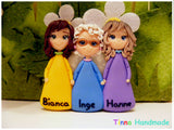 Magnet personalizat "Trei prietene | surori" - Tinna Handmade