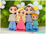 Magnet personalizat "Portret de Familie" - Tinna Handmade