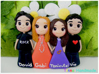 Magnet personalizat "Familie cu adolescenți" - Tinna Handmade
