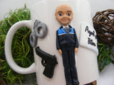 Cană personalizată 3D "Polițist" - Tinna Handmade