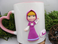 Cană 3D "Masha" - Tinna Handmade