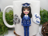 Cană personalizată 3D "Polițistă" - Tinna Handmade