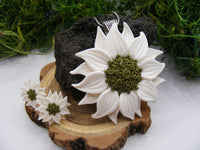 Set "Floare de colț" | pandantiv cu cercei - Tinna Handmade