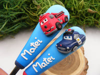 Set 2 tacâmuri personalizate Mașinuțe/Cars