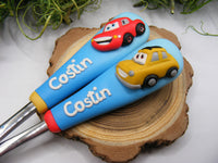 Set 2 tacâmuri personalizate Mașinuțe/Cars