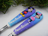 Set 2 tacâmuri personalizate Clubul lui Mickey Mouse | Mickey & Minnie - Tinna Handmade