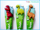 Set 3 tacâmuri personalizate "Dinozauri" - Tinna Handmade