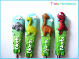 Set 4 tacâmuri personalizate "Dino" - Tinna Handmade