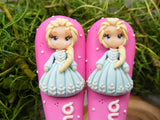 Set  2 tacâmuri personalizate Regatul de gheață -  Elsa