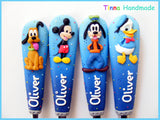 Set 4 tacâmuri personalizate Clubul lui Mickey Mouse - model II - Tinna Handmade