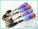 Set 4 tacâmuri personalizate Minnie Mouse II - Tinna Handmade