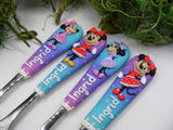 Set 4 tacâmuri personalizate Minnie Mouse II - Tinna Handmade
