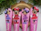 Set 4 tacâmuri personalizate Minnie Mouse II - Tinna Handmade