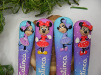 Set 4 tacâmuri personalizate Minnie Mouse II - Tinna Handmade
