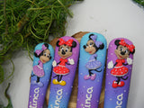 Set 4 tacâmuri personalizate Minnie Mouse II - Tinna Handmade