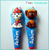 Set 2 tacâmuri personalizate Patrula cățelușilor | Paw Patrol - Tinna Handmade