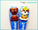 Set 2 tacâmuri personalizate Patrula cățelușilor | Paw Patrol - Tinna Handmade