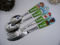 Set 4 tacâmuri personalizate Patrula Cățelușilor | Skye, Everest, Marshall & Chase
