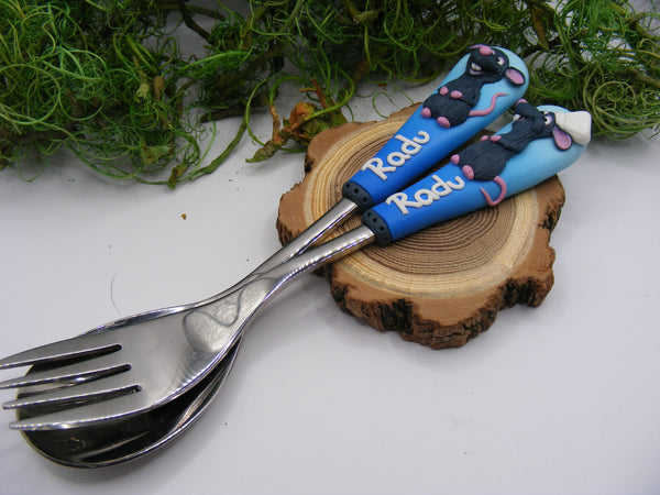 Set tacâmuri personalizate "Ratatouille" - Tinna Handmade