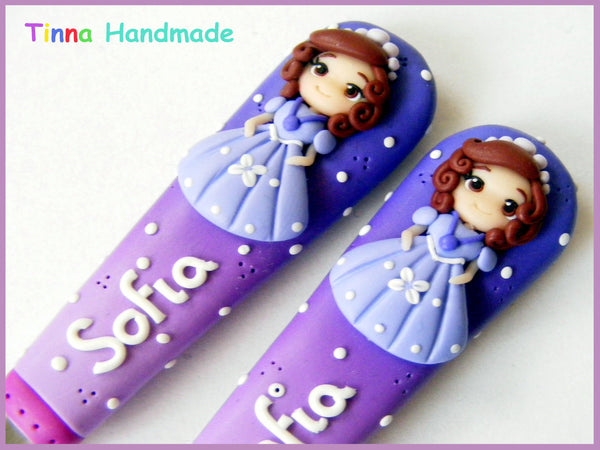 Set tacâmuri personalizate Prințesa Sofia - Tinna Handmade