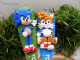 Set tacâmuri personalizate Sonic și prietenii lui - Tinna Handmade