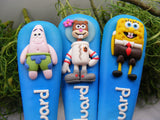 Set tacâmuri personalizate Spongebob Pantaloni Pătrați
