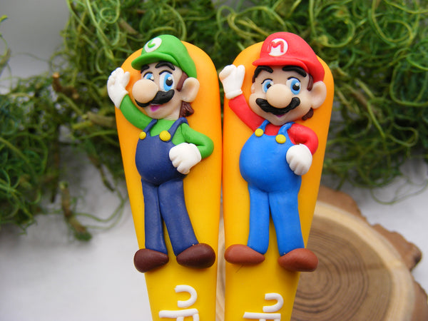 Set 2 tacâmuri personalizate " Super Mario Bros."