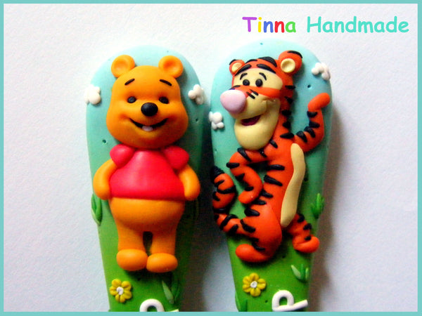 Set tacâmuri personalizate Winnie the Pooh - Tinna Handmade