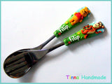 Set tacâmuri personalizate Winnie the Pooh - Tinna Handmade