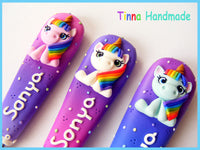Set tacâmuri personalizate Unicorn - Tinna Handmade