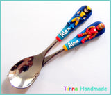 Set tacâmuri personalizate Supereroi - Wolverine/Ironman - Tinna Handmade