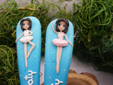 Set tacâmuri personalizate "Balerine" - Tinna Handmade