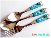 Set 3 tacâmuri personalizate "Baschet" - Tinna Handmade