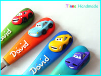 Set tacâmuri personalizate "Mașinuțe | Cars" - Tinna Handmade