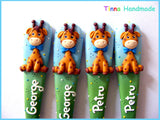 Set tacâmuri personalizate Girafe - Tinna Handmade