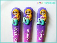 Set tacâmuri personalizate "Sirene" - Tinna Handmade