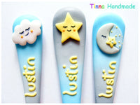 Set tacâmuri personalizate "Night Dream" - Tinna Handmade